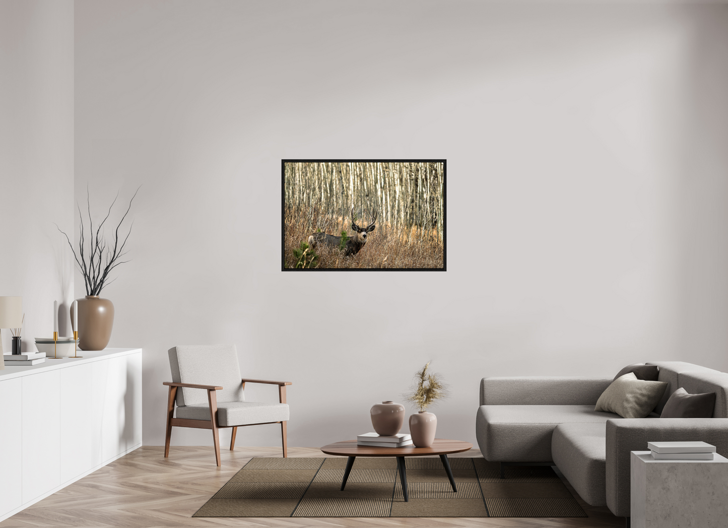 45 x 30″, Floater Frame Guardian of the Aspens
