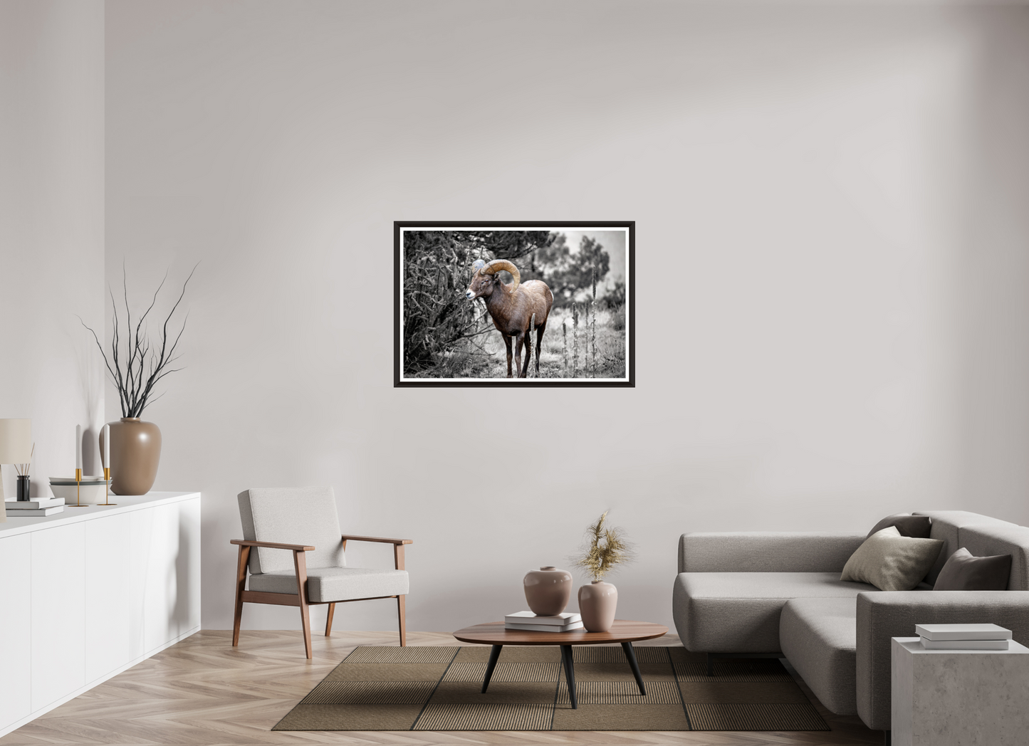 45 x 30″, Stockholm 1.2″, Alder brown Royal Big Horn