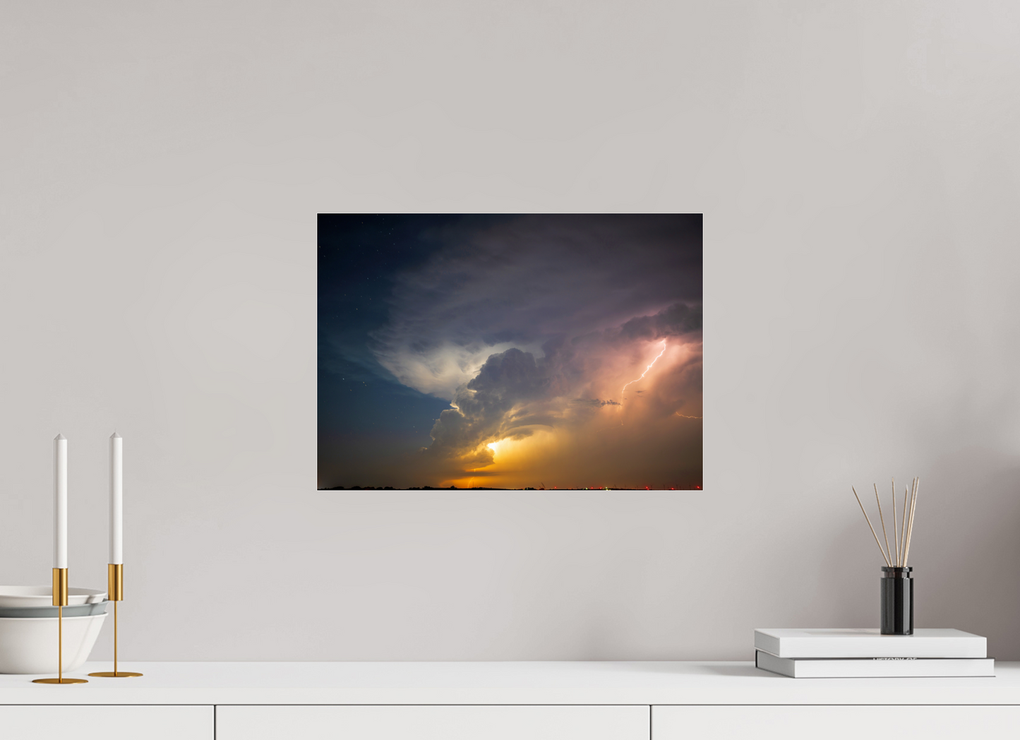 Supercell Rising Elk City, Oklahoma