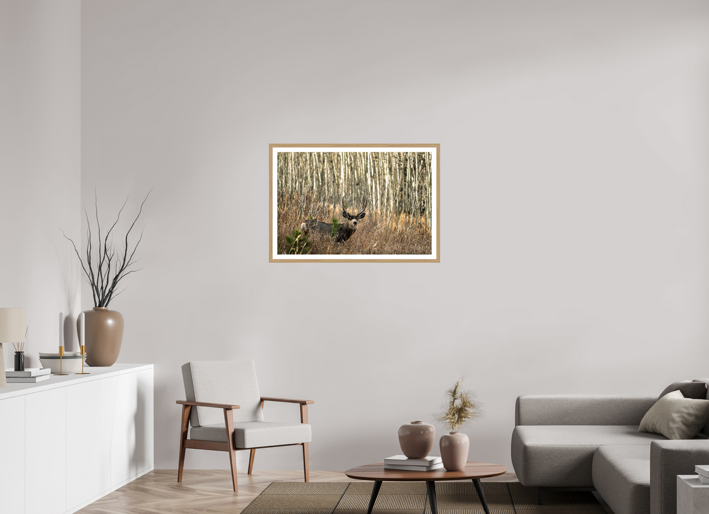 36 x 24″, Metallic Photo Print under Acrylic Glass Guardian of the Aspens