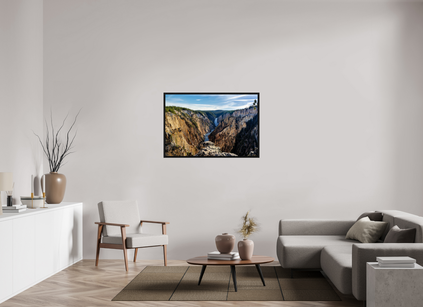 45 x 30″, Floater Frame Artist's Vision