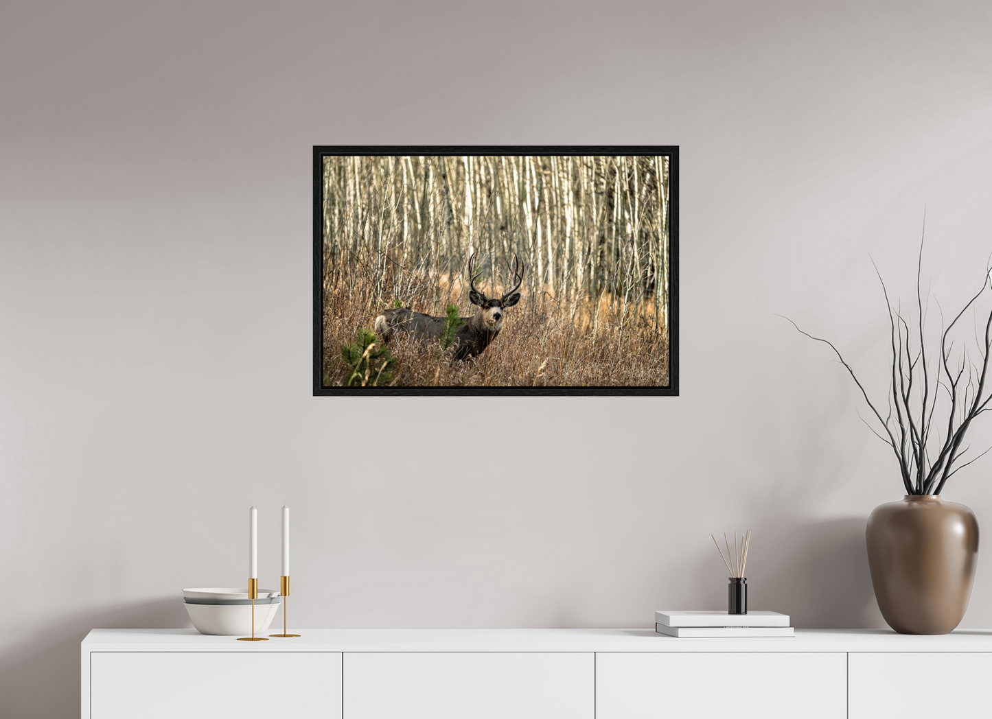 30 x 20″, Floater Frame Guardian of the Aspens