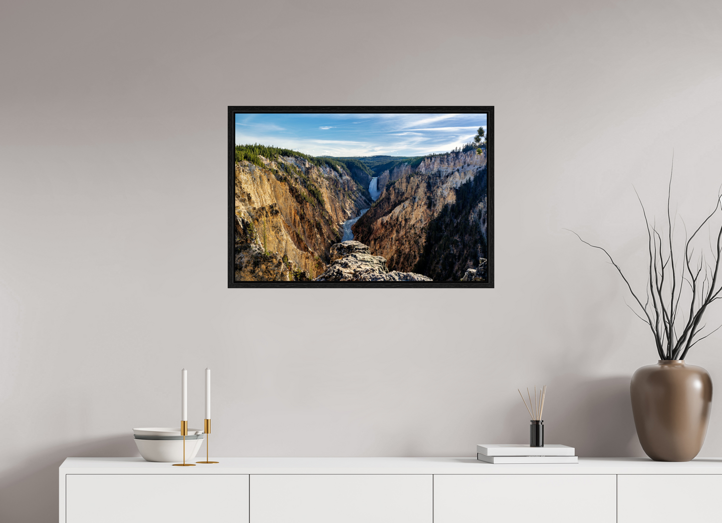 30 x 20″, Floater Frame Artist's Vision