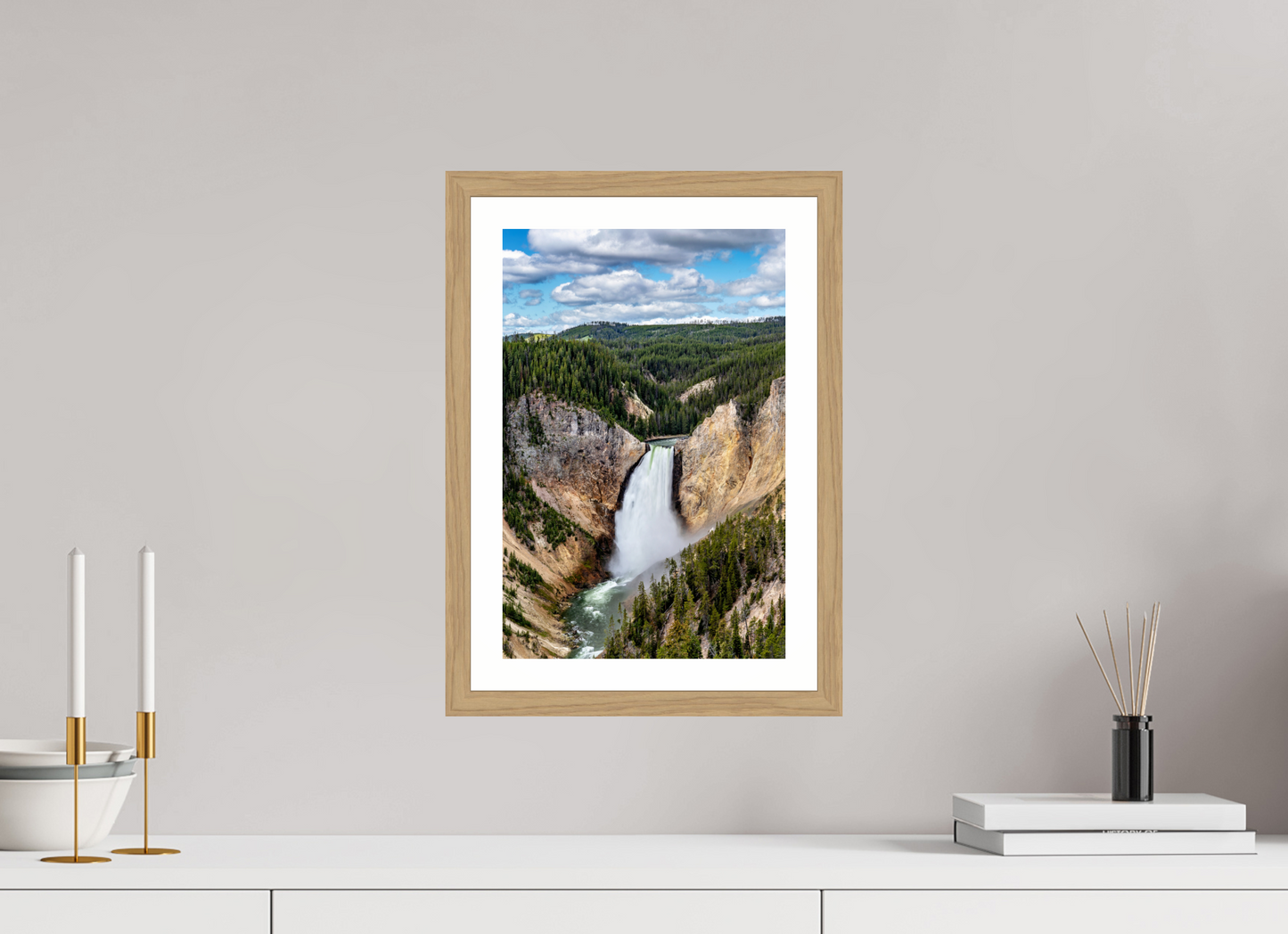 10 x 15″, Metallic Photo Print under Acrylic Glass Natures Power