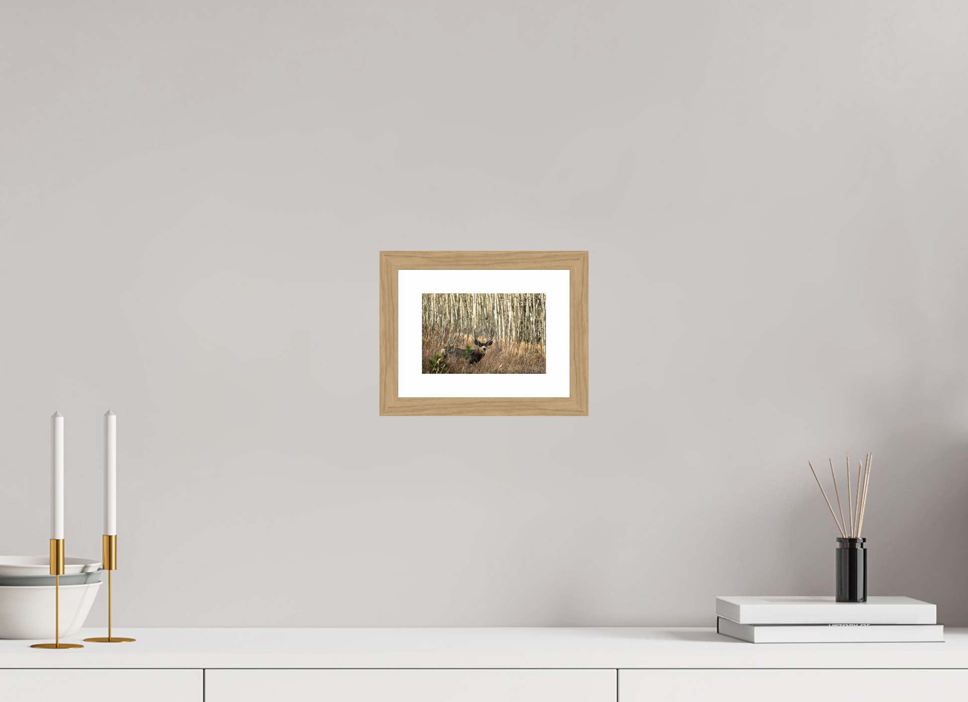 6 x 4″, Metallic Photo Print under Acrylic Glass Guardian of the Aspens
