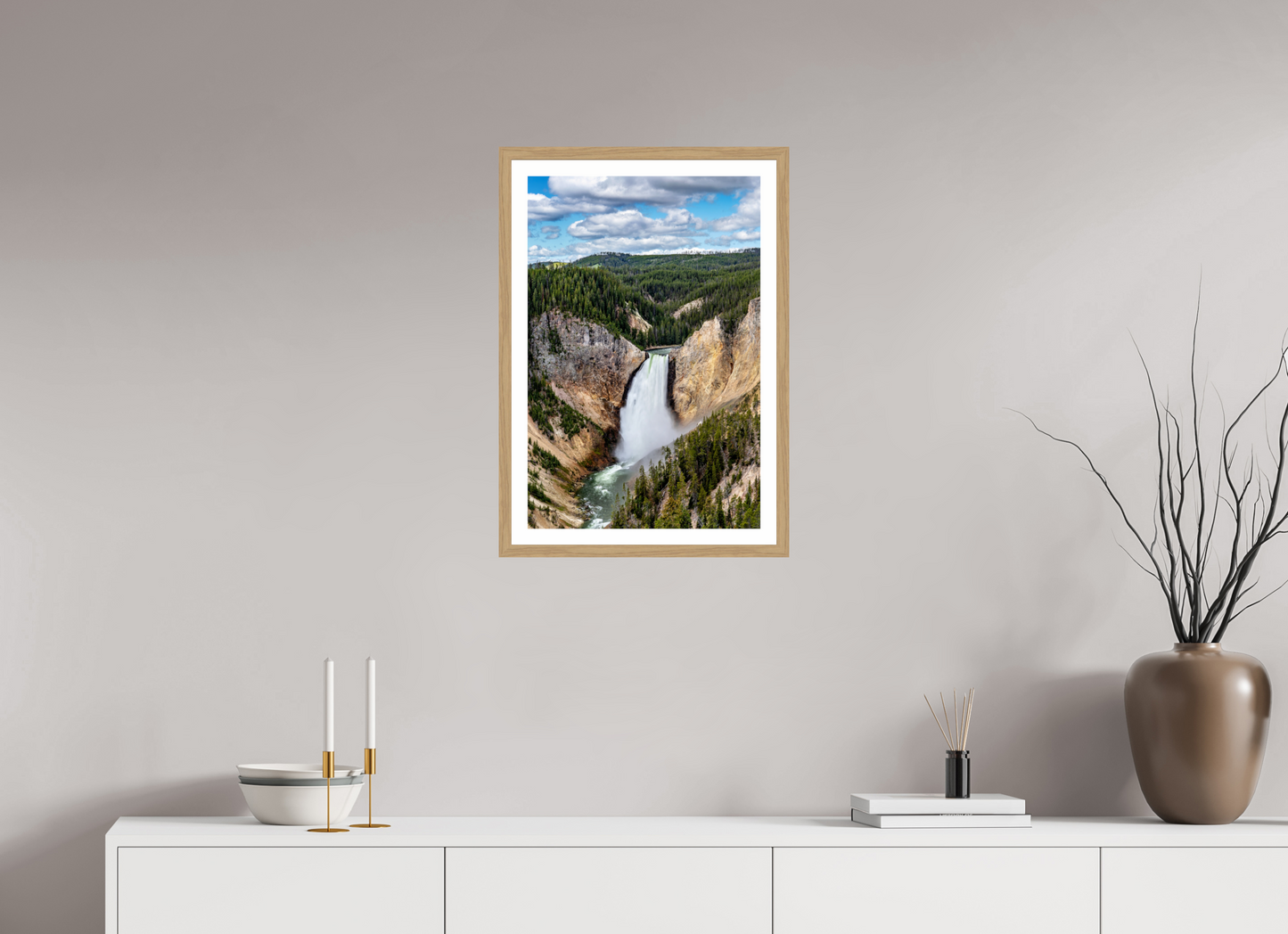 16 x 24″, Metallic Photo Print under Acrylic Glass Natures Power