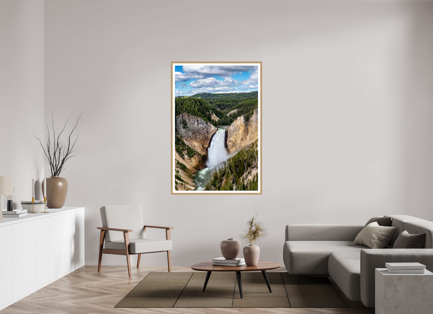 40 x 60″, Metallic Photo Print under Acrylic Glass Natures Power