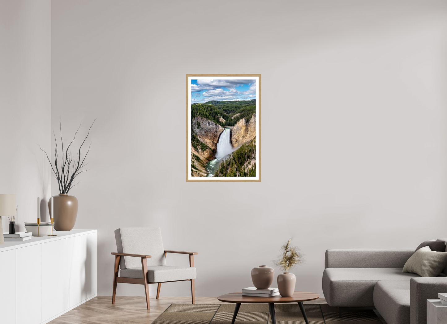 24 x 36″, Metallic Photo Print under Acrylic Glass Natures Power