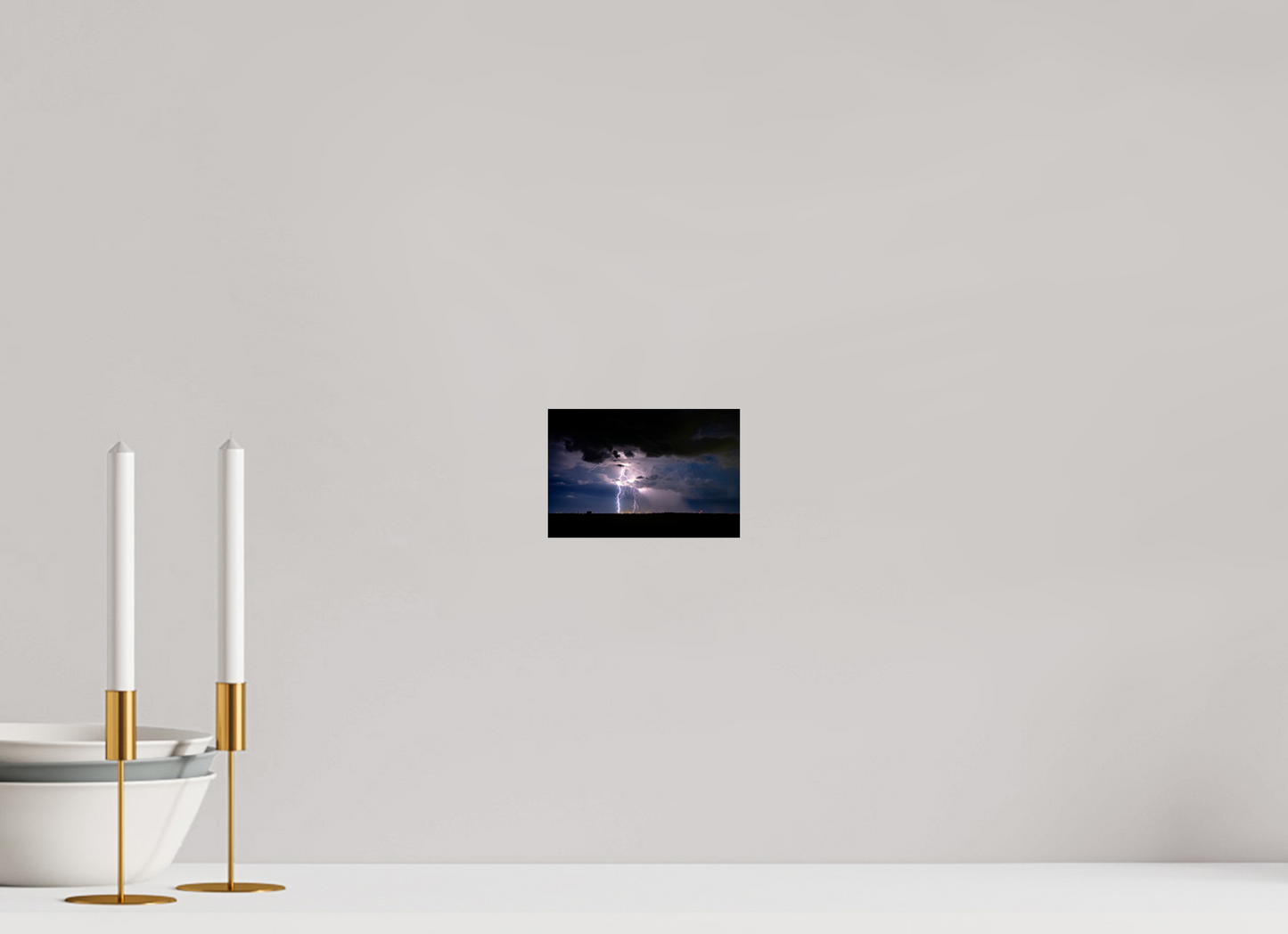 6 x 4″, Photo Print On Fuji Crystal DP II Elk City Lightning Strike