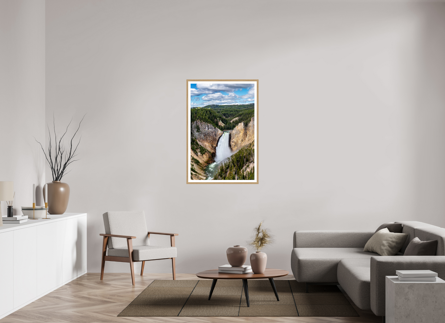 30 x 45″, Metallic Photo Print under Acrylic Glass Natures Power