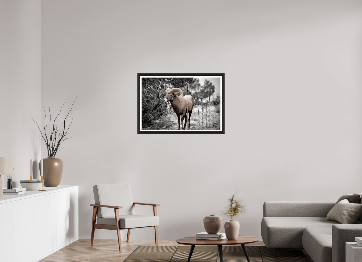 36 x 24″, Stockholm 1.2″, Alder brown Royal Big Horn